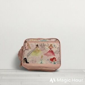 Disney Princess Pink Glitter Cold Pack Lunch Box Pottery Barn Kids Slight Defect